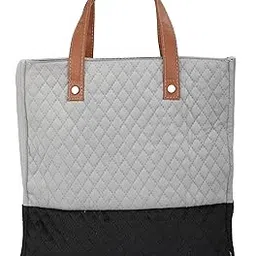 AZYEEA Lunch Bag Velvet,10 X 11 X 4.5 inch| Lunch Bags for Office Women | Smooth Quilted Exterior & Inner Waterproof Lining | Ideal for Gifting, 10 Litre (Black)-image-36