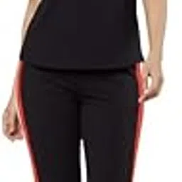 de trendz Women's Cotton Lycra Blend Front Taped Tracksuit | Co-ord Set For Women| Track Suit Set For Women-picture-28