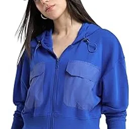 bewakoof Women's Cotton Terry Oversized Fit Hoodies | Hoodie for Women Winter Wear-picture-43