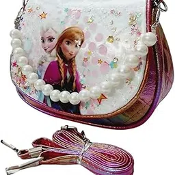 fashion street fs Kids Handbag, Princess Handbag, Unicorn stylish purse, cinderella aurora and snow white sling bag, princess cinderella, Elsa and Anna sling bag, Frozen Elsa Handbag-picture-28
