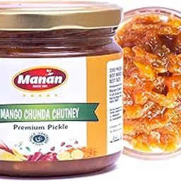 Manan | Mango Chhunda Chutney - Authentic Gujarati Sweet & Spicy Mango Preserve | 400gm image 1