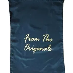 Shoe Bag for Travel/Shoe Cover/Shoe Pouch - Drawstring Lock with Stoppers, Reusable and Washable Luxury Polyester Fabric Kitbag(Pack of 5 Bags) (16 x 12 Inches, Travel Accessories, Black)-image-57