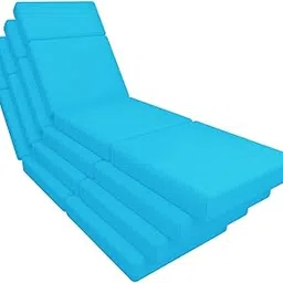 4 Pcs Chaise Lounge Cushions Outdoor, 80 x 26 x 4 Inch Lounge Chair Cushions for Outdoor Furniture - Waterproof Lounge Patio Replacement Cushion, 4In Fade-Resistant ThickPatio Chaise Lounge Cushion-picture-43