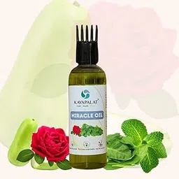 KAYAPALAT Miracle Hair Oil | Provides Damage Protection | Non Sticky Formula | For Soft & Shiny Hair | With Almonds, Keratin Protein - 100ML-picture-19