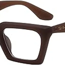 ted smith Cat-Eye Clear Sunglasses for Men Women image 1
