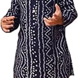 vastramay sishu Vastramay Boys' Bandhani Kurta and Patiala Set – Traditional Cotton Ethnic Wear for Infants, Perfect for Weddings and Festive Occasions-picture-14