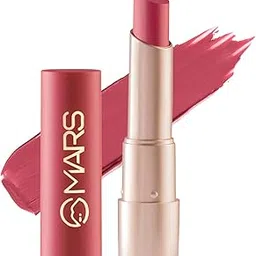 MARS Creamy Matte Long Lasting Lipstick for Women | Creamy Lipstick | Single Swipe Application | Smooth & Light Weight (3.2 gm) (06-Bhangra Bloom)-picture-43