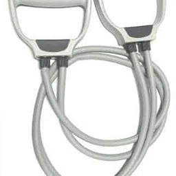 Shopeleven Highly Expandable and Resistive Toning Tube for Chest, Arm, Muscle Stretching & Toning Rope with Double Latex Tube Resitant Tube, Resistant Band (Grey, Pack of 1)-picture-14