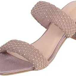 mochi Women Synthetic Leather Block Heel Fashion Sandal-picture-39