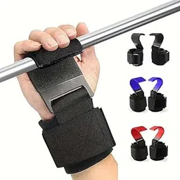 SAI INDER KALA Enhanced Grip & Wrist Support: Weight Lifting Hooks with Wraps for Pull-Ups, Powerlifting, Gym Fitness-picture-40