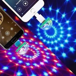 USB Party Mini Disco Ball Lights, Suitable for Mobile Phones (Without OTG)-picture-17
