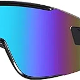 Karsaer Big Shield Wraparound Sunglasses Rave for Men Women Neon Sun Visor Glasses Cycling Ski Shades B5019-picture-32