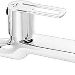 Pixaflo Stellar Brass Long Body Bib Cock Tap with Wall Flange | Chrome-picture-18