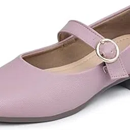 trase Mary Jane Ballet Flat Bellies for Women | Adjustable Strap Comfortable Shoes for Office & College Wear-picture-21