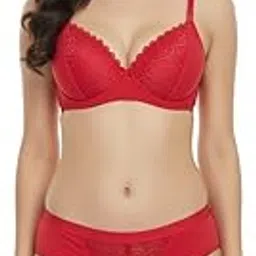 Women's Bralette and Panty Set | Soft Non-Padded Bra with Briefs | Comfortable Cotton Blend Innerwear Set | Lightweight Lingerie for Everyday Use-image-84