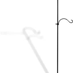 Heavy Duty Shepherd Hook With Flag Holder Stand 76Inch Adjustable Assembled With 0.6 Inch Thick Rust Resistant Premium Metal Lawn Yard Flag Holder Stake for Bird Feeders Plant Baskets Lights image 1