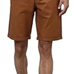indian terrain Solid Cotton Regular Fit Men's Casual Shorts-picture-48