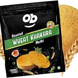 OB Roasted Wheat Round Khakhra, Methi Flavoured, No Onion No Garlic, Crispy Indian Snack-picture-39