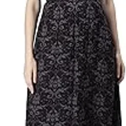 nightspree Women's Rayon Round Neck Half Sleeves Maternity Dress Feeding Kurti with Zipper (1451-MD)-picture-29