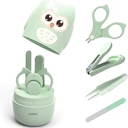 NIYAMKAAY Baby Nail Kit, 4-in-1 Baby Nail Care Set with Cute Case, Baby Nail Clipper, Scissor, Nail File & Tweezer, Baby Manicure Kit and Pedicure kit for Newborn, Infant, Toddler, Kids-picture-23