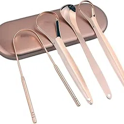 SECRET DESIRE 4Pcs Tongue Scraper Reusable Tongue Cleaner for Fresh Breath Bad Breath Single U Shape|Oral Care|Tongue Cleaners-image-74
