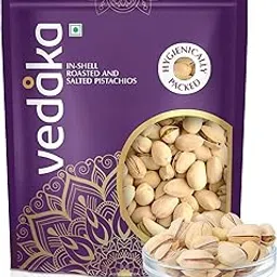 Amazon Brand - Vedaka Roasted And Salted California Pistachios | 500 G | Rich In Protein & Dietary Fiber-picture-35