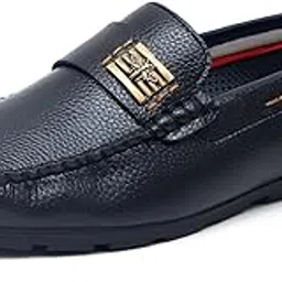 heels county Faux Leather Loafers Shoes for Men-picture-11