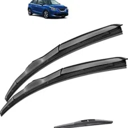 Hybrid Wiper Blades Front With Rear Wiper Blade Set Compatible with Maruti Baleno 2015-2021 onroad 21"+19"+12" (Set of 3)-picture-21