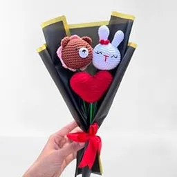 Snuggle & Love Bouquet | crochet amigurumi bouquet | Valentine's gift-picture-25