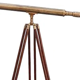 MARY NAUTICAL Brass Nautical Telescope | 25x Magnification Compact and Portable Spyglass | Classic Piece, Vintage Maritime Design, Ideal for Gifting-image-24