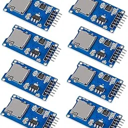 Diitao 8PCS Micro SD Card Reader Module,Micro SDHC TF Card Adapter Reader Module with SPI Interface Level Conversion Chip and Memory Storage Breakout Board-picture-12