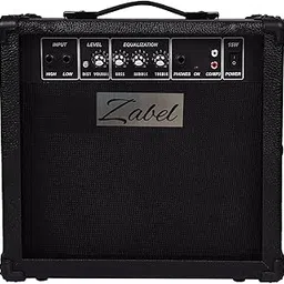 Zabel 15Watt 2 Channel Electric Guitar Amplifier, Distortion Channel, 3 Band Equalisation and CD Line Input, with Headphone Output-picture-11