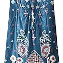 bdrox Pure Cotton Daman Print Kaftan Nighty-picture-21
