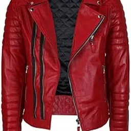 natural leather Men's Red Leather Jacket (ZL_JK_49_Red,Size :- S to 2XL)-picture-19