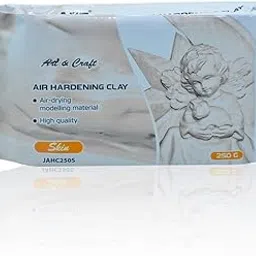 Aadyacrafts Air Hardening Clay, Modeling Clay Material, Skin Color, 250g for Art & Craft, JAHC250S-picture-54
