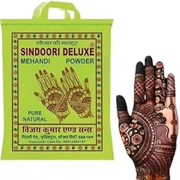 Rajasthani Organic Herbal Henna Powder for Hair | Pure Natural Mehandi for Hair Colour | Ayurvedic Hair Dye for Men and Women | Chemical Free (500g)-image-58