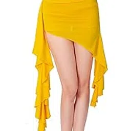 The Dance Bible Girls Stylish Cut Design Belly Dance Costume Skirt-picture-24