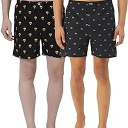 urban dog Men's Pack of 2 Boxers Multicolour-picture-49