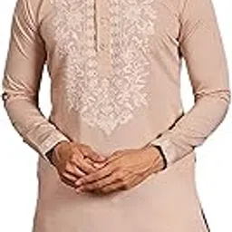 kalaanj Men's Embroidered Silk Kurta || Only Kurta (05-MK)-picture-33