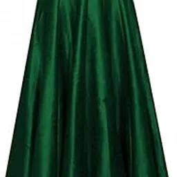 radhika 'n' dhaanya creation Radhika Creation Silk Fabric Long Kali Pattern Skirt (Flair 6 Meter Round)-picture-58