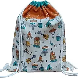Drawstring Bag String Bag for Kids - Sports Sack Travel Pouches for Luggage Rope Backpack Packing Pouch Dori Bags for Girls & Boys Exam Cloth Storage Tuition Basketball Travel-image-20