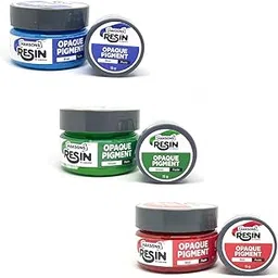 Haksons Opaque Resin Pigments for Epoxy Resin Art | Pack of 3 - Red, Green and Blue colour (15 grams each)-picture-18
