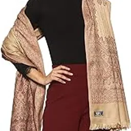 weavers villa Women's Pashmina Wool Blend Women's Shawl-picture-30