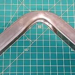 WELDANDFABSHOP Pre-Bent 90 Degree 1" Square Tube (14ga.) with 5inch Tangents. (Pack of 2) image 1