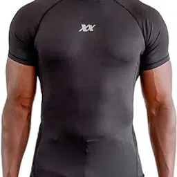 221b Maxx-Dri Silver Elite T-Shirt Rash Guards for Men-picture-39