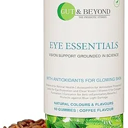 Gut & Beyond Eye Essentials Vision Support 60 Gummies, with Astaxanthin and Lutein for Blue Light Protection | Vision Clarity Boost | Reduces Eye Fatigue | Promotes Retinal Health | Soothes Tired Eyes and Alleviates Strains | Also Helps with Skin Pigmentation and enhances Radiance-picture-33