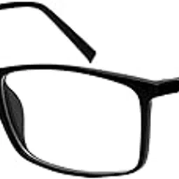 YOURSPEX Flex Zero Power Bluecut and Antiglare Computer Glasses | Matte Black Rectangular Full Rim | Men | Small-picture-16