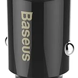 Baseus Grain Dual USB Car Charger – 5V/3.1A Fast Charging Adapter for Smartphones & Tablets – Compact Mini Design – Black-picture-21