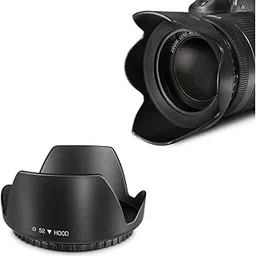 52mm Camera Lens Hood || 52mm Tulip Flower Lens Hood Compatible with Nikon D3300 D3200 D3100 D5500 D5300 D5200 D5100 DSLR Cameras with AF-S 800mm f/5.6E FL ED VR-picture-33