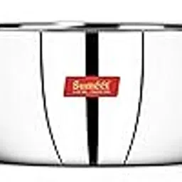 Sumeet Cook Smart TriPly Steel-Aluminium-Steel - 3 Layers Kadhai - 1.1 LTR - 18Cm image 1